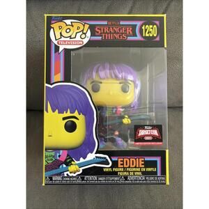 Funko POP! Television - #1250 Eddie (Blacklight) Stranger Things Targetcon 2024